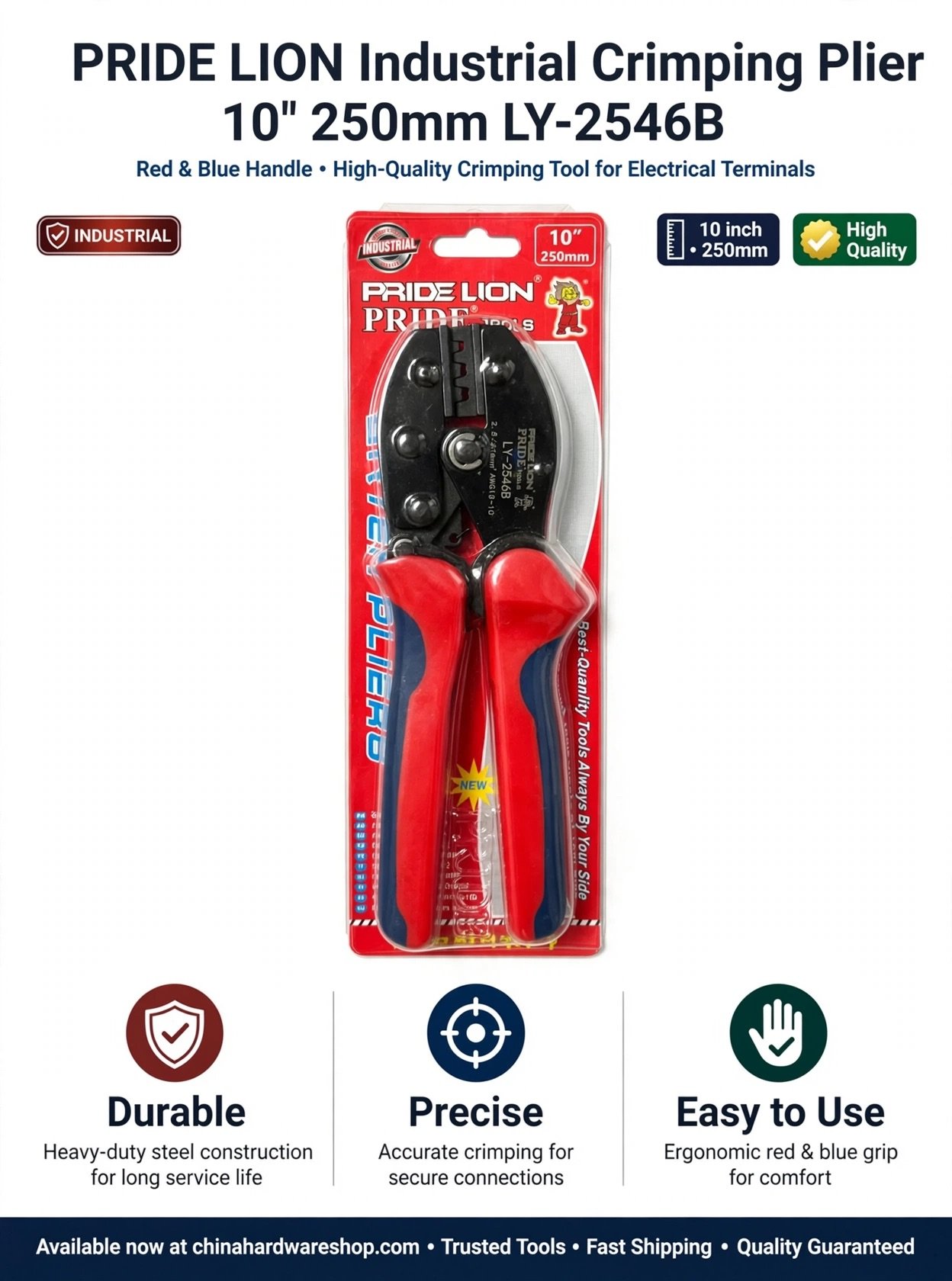 PRIDE LION Industrial Crimping Plier