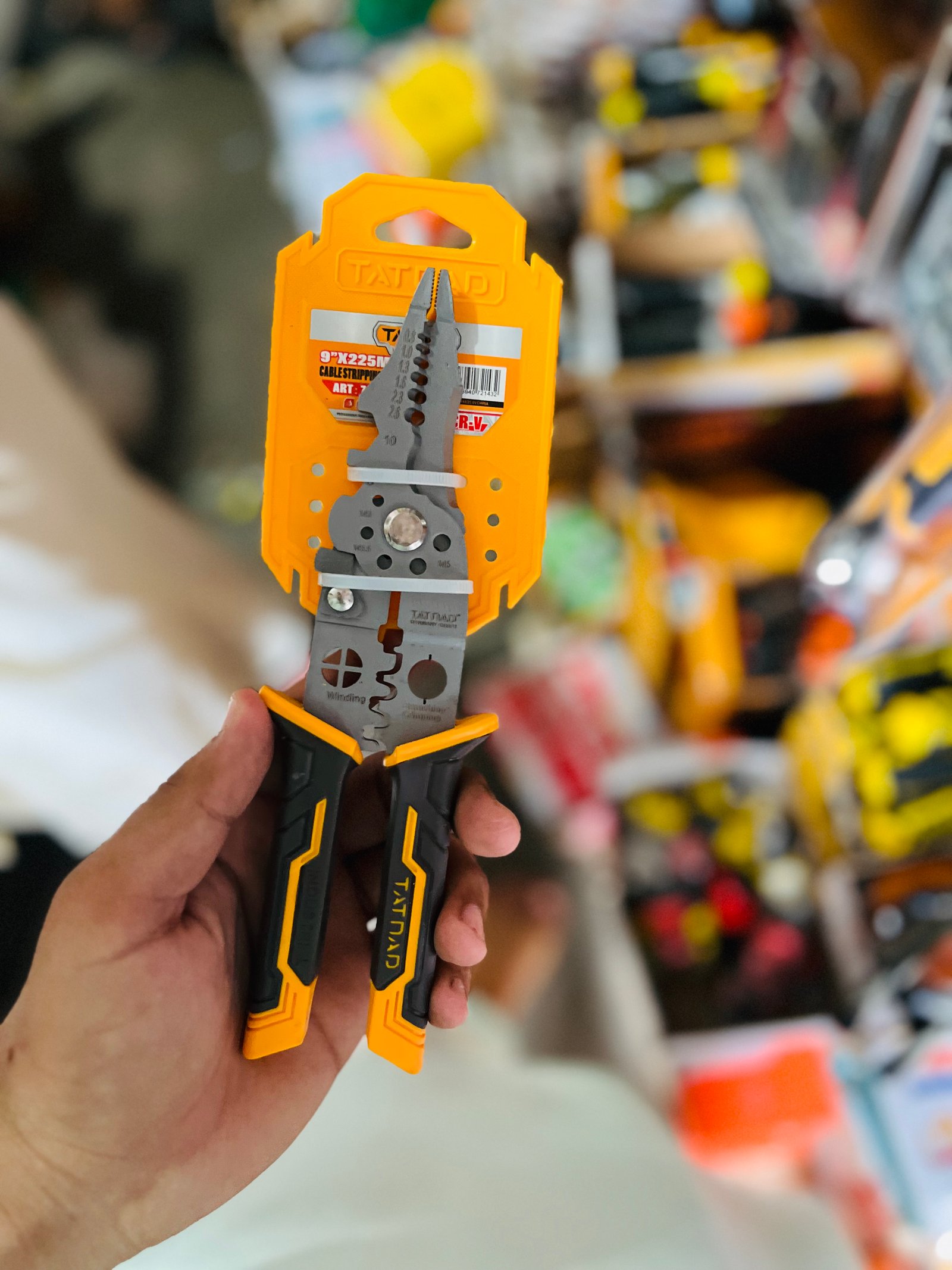 TATNAD 8" 4-in-1 Multi-Function Wire Stripper Pliers