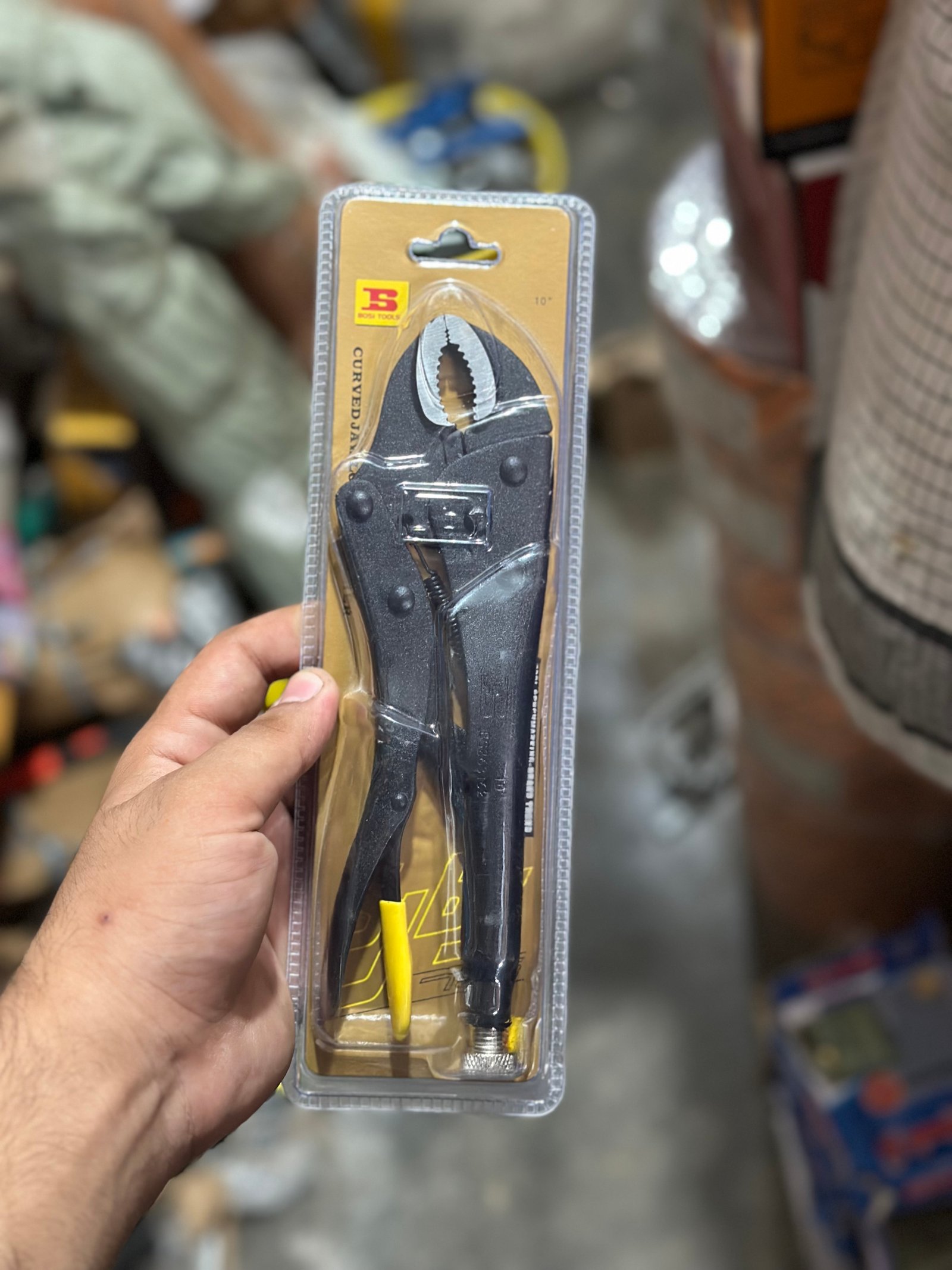 BOSI 10 Inch Curved Jaw Lock-Grip Plier