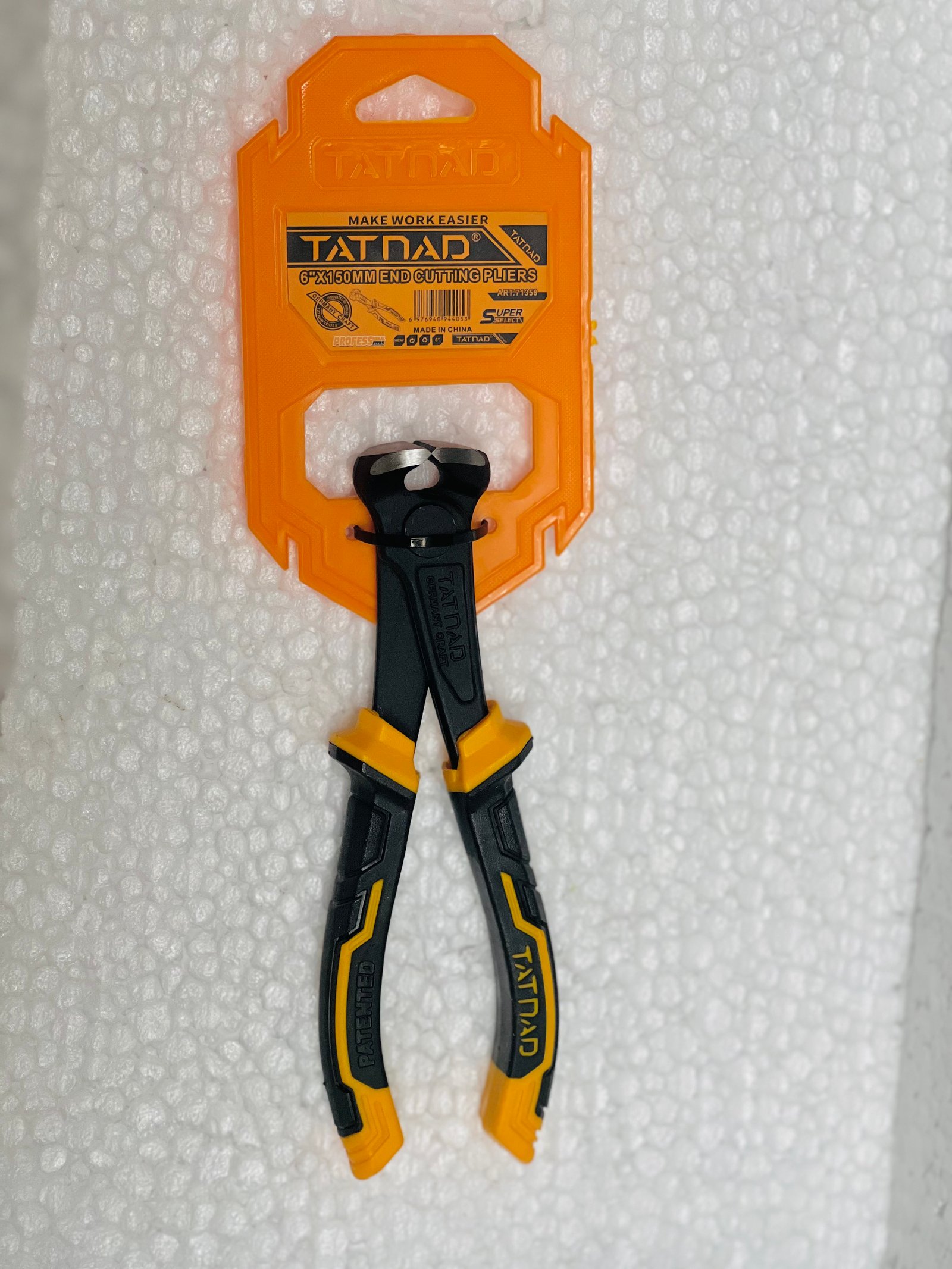 TATNAD 6" x 150mm Professional End Cutting Pliers