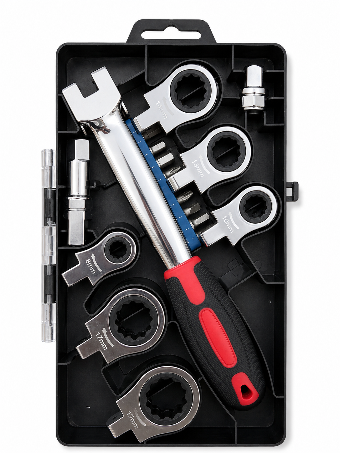 17-in-1 Quick Change Ratchet Wrench & Screwdriver Set